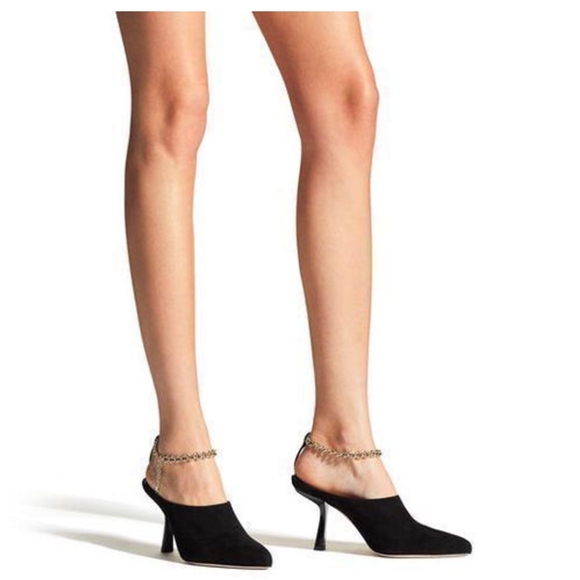 Jimmy Choo Betha 85 Suede Pumps